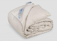 Одеяло IGLEN 100% серый пух кассетное климат-комфорт облегченное 220х240 см.