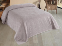 Простирадло махрове Uniko crown home 220x240 см Фламінго пудрове