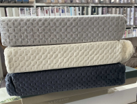 Покрывало велюровое Toskana 180x240 см с наволочкой молочное