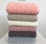 Набор махровых полотенец Cestepe Cotton Jacquard Baki из 6 штук 50х90 см