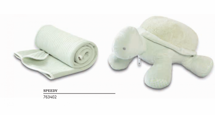 Плед Biederlack Dream Team Set Speedy 75x100 см з іграшкою Плед Biederlack Dream Team Set Speedy 75x100 см з іграшкою