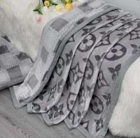 Плед велюровий двошаровий Home Textile 200x230 см, модель 38
