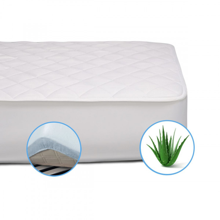 Наматрасник Mirson Стандарт Eco Aloe Vera 70x140 см, №222 (обычный на резинке по периметру)