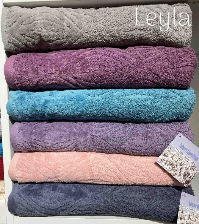 Набір махрових рушників Hanibaba Leyla з 6 шт. 70х140 см
