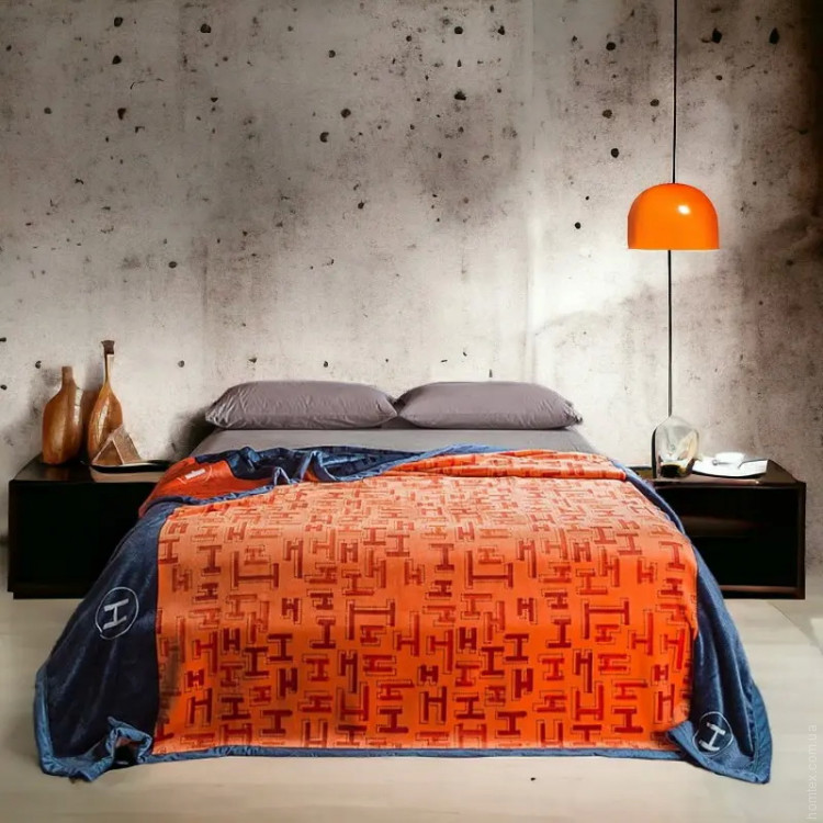 Плед велюровый двуслойный Home Textile 965556 200x230 см