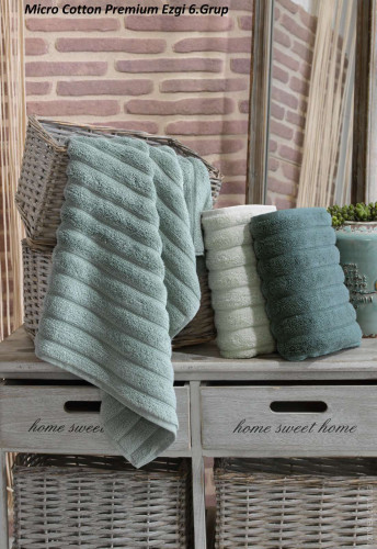 	Набор махровых полотенец Cestepe Micro Cotton Premium Ezgi 6 Grup из 3 штук 80х150 см