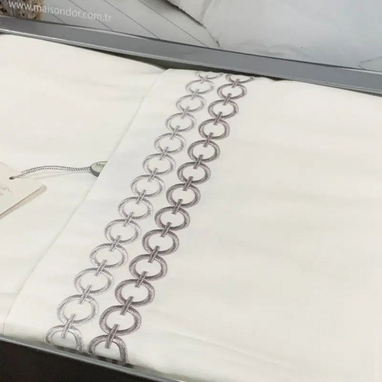 Постільна білизна Maison D'or MAISON PREMIUM GREY (сіра) євро