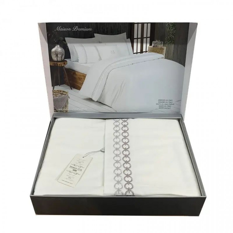 Постільна білизна Maison D'or MAISON PREMIUM GREY (сіра) євро