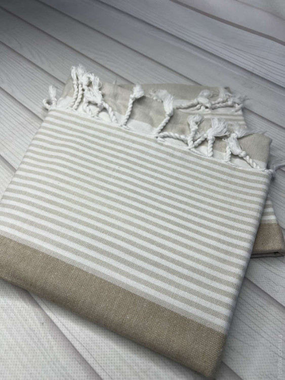 Полотенце пляжное пештемаль Tivolyo Home 100×180 см модель 5