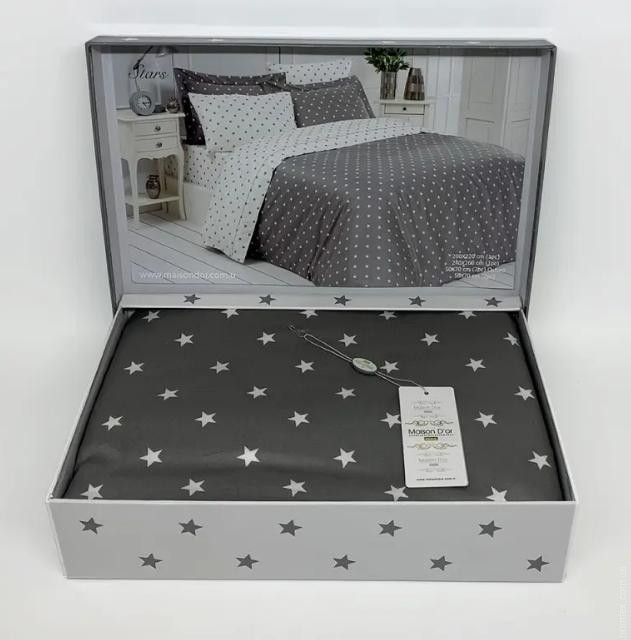 Постельное белье Maison D'or Stars grey евро