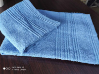 Набор махровых полотенец Cottonize голубой из 2 шт.