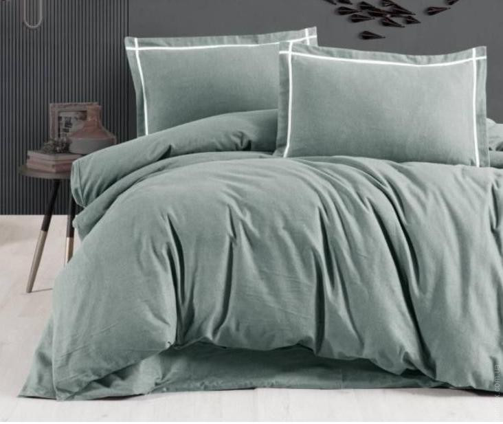 Постільна білизна First Choice Фланель Soprano Green сімейний