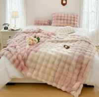 Плед - Покрывало Home Textile Sable 200x230 см с искусственного меха модель 4