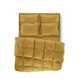 Постельное белье Penelope - Catherine moss green болотное евро с простынью на резинке (160х200+35 см)