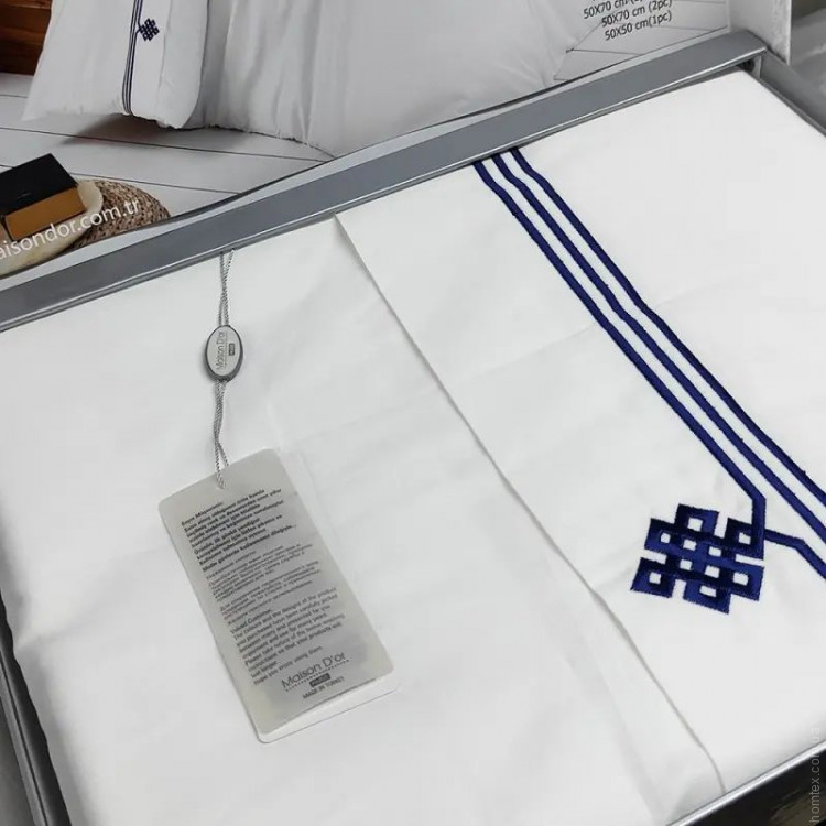 Постільна білизна Maison D'or MAISON DELUXE NAVY євро
