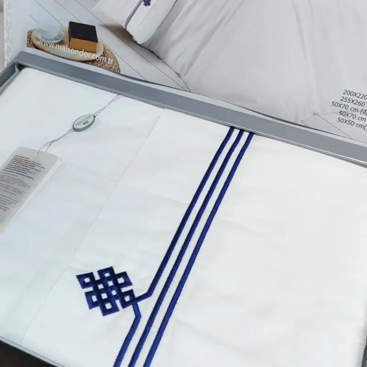 Постільна білизна Maison D'or MAISON DELUXE NAVY євро