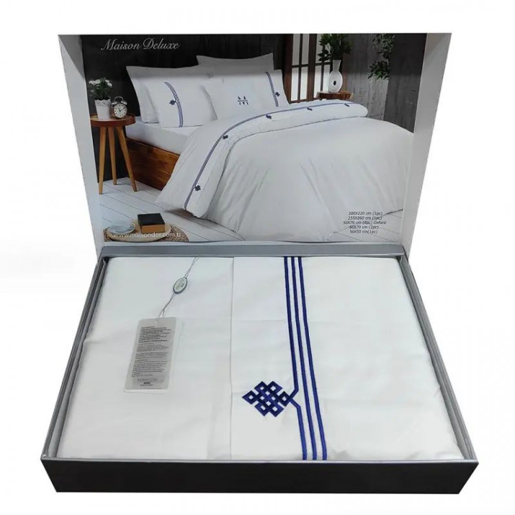 Постільна білизна Maison D'or MAISON DELUXE NAVY євро