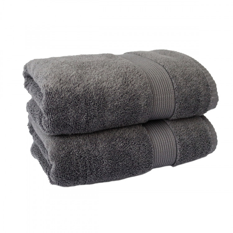 Рушник Maisonette Pure антрацит 550 г/м2 50х100 см 