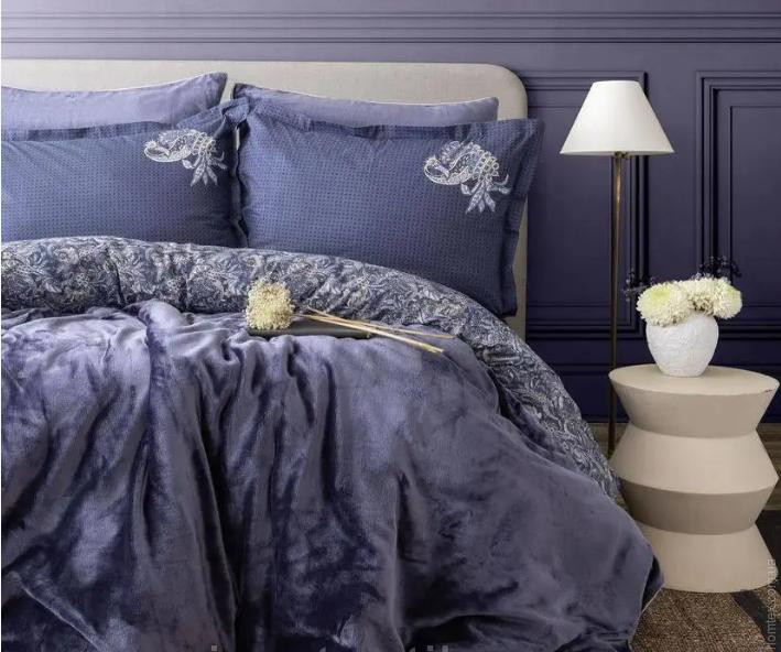 Постільна білизна Apricitas Antica Indigo євро  Постільна білизна Apricitas Antica Indigo євро