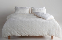 Постельное белье вареный хлопок Limasso Kristal Snow White евро