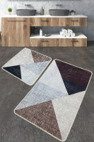 Набір килимків для ванної кімнати Chilai Home PHELL BEJ 60x100 см + 50x60 см
