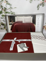 Постельное белье Romeo Home муслин с пике - покрывалом Veridian евро