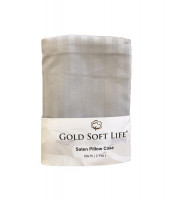 Набор наволочек Gold Soft Life сатин Basic Stripe 1 см 50x70 см 2 шт. серый