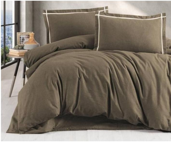 Постільна білизна First Choice Фланель Soprano Brown сімейний