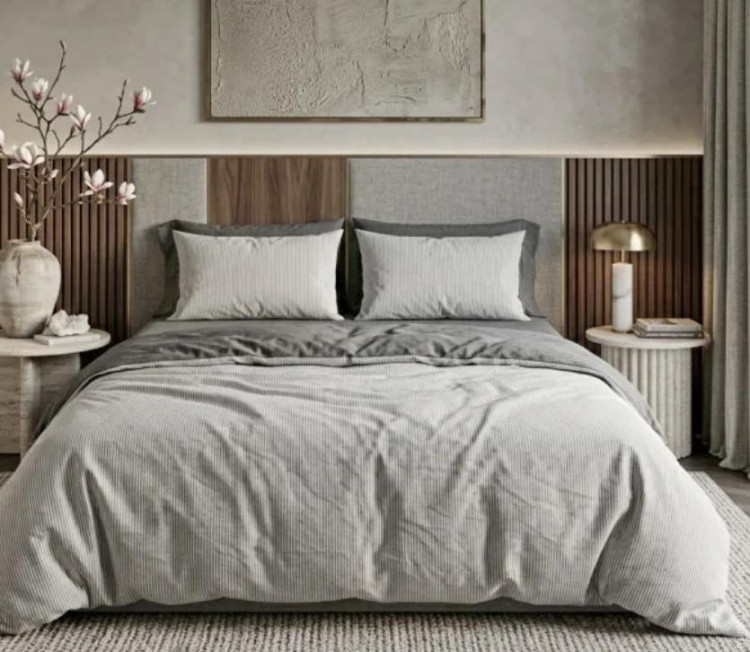 Постельное белье Вилюта вареный хлопок Wash 12 Геометрия семейный