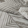 Покривало жакардове Tetti Duru gri 240x260 см з наволочками