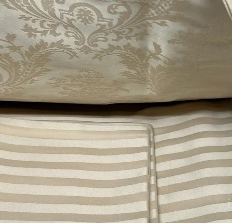 Постільна білизна Maison D'or Emerald beige (бежева) євро
