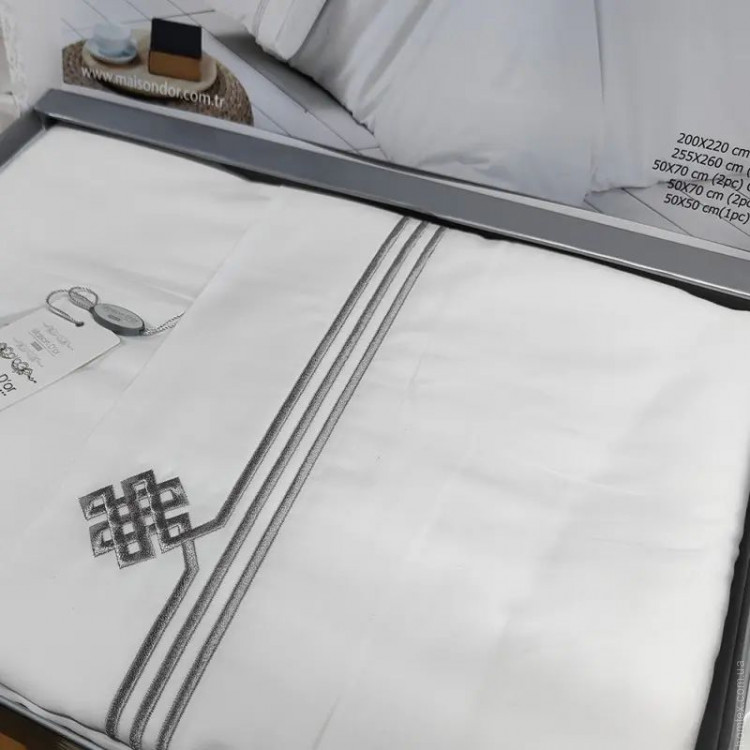 Постельное белье Maison D'or MAISON DELUXE GREY евро