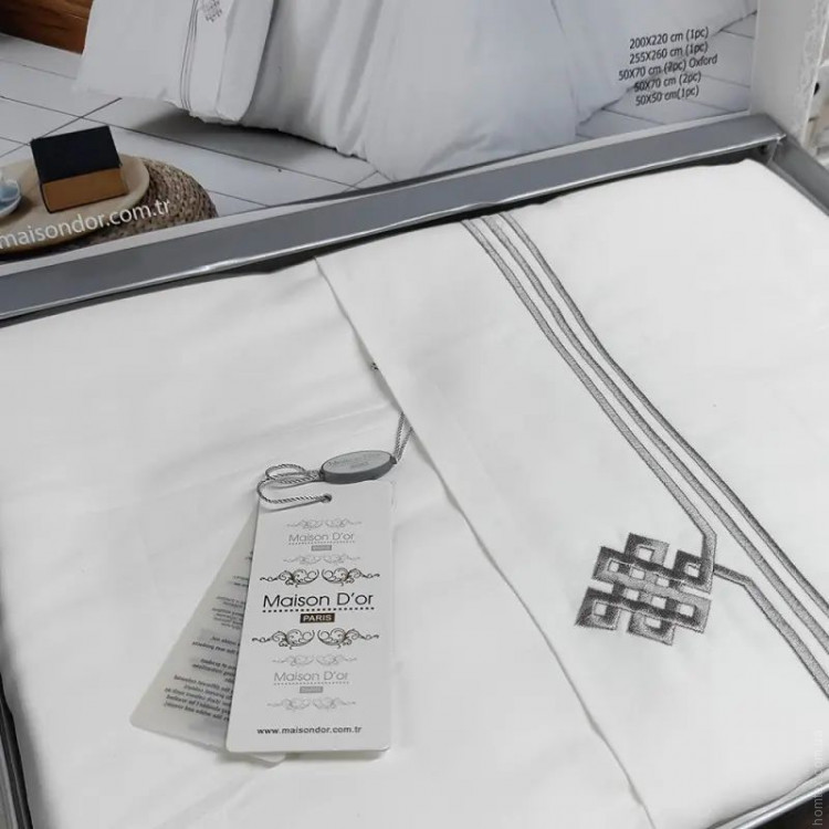 Постельное белье Maison D'or MAISON DELUXE GREY евро