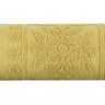Полотенце Arya с бахромой Boleyn желтое 100x150 см