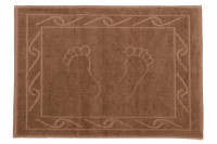 Полотенце для ног Hobby Hayal коричневый 50х70 см