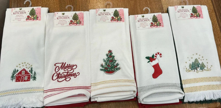 Набір кухонних рушників Tac Christmas різдвяні, 45x70 см