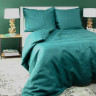 Постельное белье Almira Mix Вареный Хлопок Премиум Бирюзовый евро макси