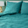 Постельное белье Almira Mix Вареный Хлопок Премиум Бирюзовый евро макси