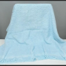 Полотенце махровое жаккардовое ZERON голубое 100х150 см, плотность 500 г/м2  