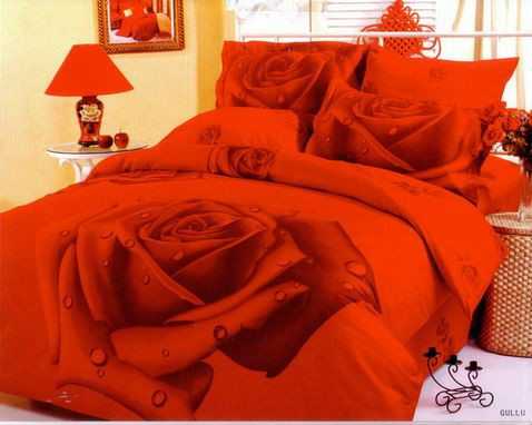 Постельное белье Le Vele Gullu red евро
