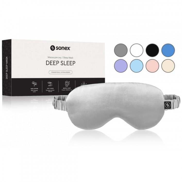 Маска для сну Sonex Deep Sleep 20х9 см Маска для сну Sonex Deep Sleep 20х9 см