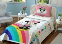 Постільна білизна з піком TAC Minnie Colour Rainbow дитяча