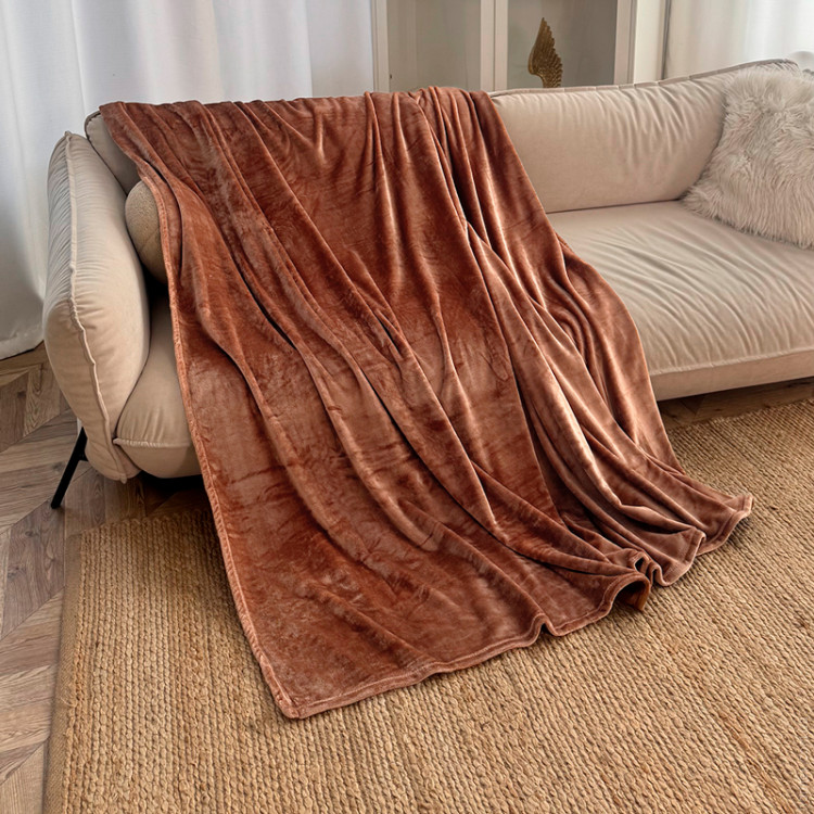 Плед Флисовый Love you Бежевый 200х220 см