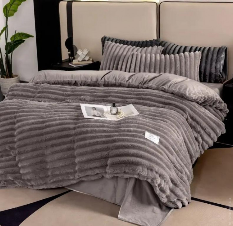 Постільна білизна Colorful Home велюрове євро, модель 2