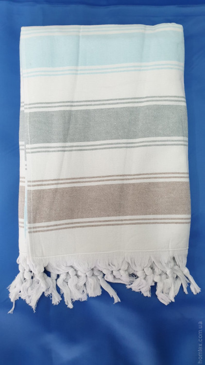 Полотенце пляжное FinLine Turkish Towel Exclusive Peshtemal 90x180 см, цвет Vp01