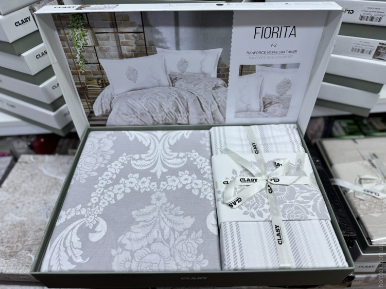 Постільна білизна Aran Clasy Ranforce Fiorita V-2 євро Постільна білизна Aran Clasy Ranforce Fiorita V-2 євро