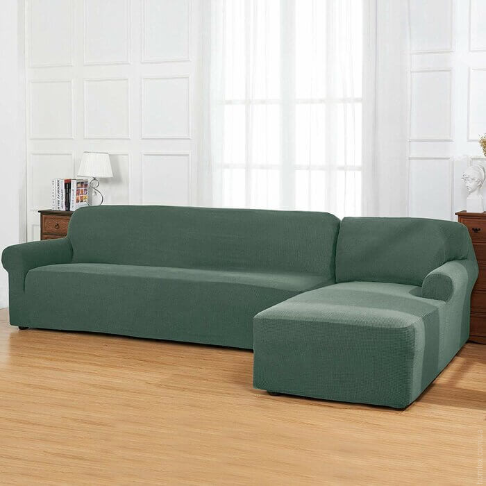 Набір чохлів HomyTex водовідштовхувальний на кутовий диван 3.2 м'ята