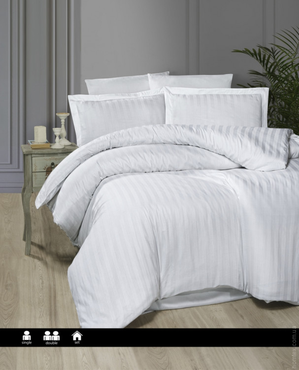 Постельное белье First Choice S-053 white евро 