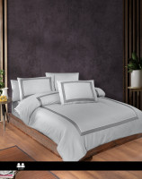 Постельное белье First Choice Belezza grey сатин евро