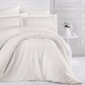 Постельное белье Saten Strip 200*220 (ТМ ARAN CLASY) Krem